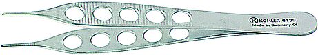 Tissue pliers, MICRO-ADSON-BROWN, 12 cm, surgical