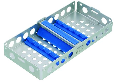 MINI Tray with transverse bar, for up to 6 instruments