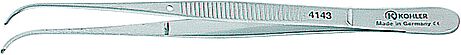 Tissue pliers, SEMKEN-TAYLOR, 15 cm, surgical, curved