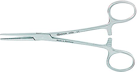 Haemostatic forceps, KELLY, 18 cm, curved