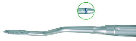 Bone spreader, bajonet 2,8 mm, blue